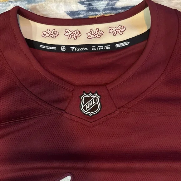 Arizona Coyotes Authentic Desert Night Jersey Size 3XL